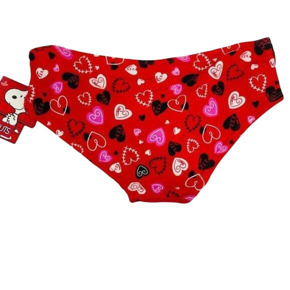 Briefly Stated Peanuts Snoopy Valentine Hipster Size XSmall - Picture 5 of 7